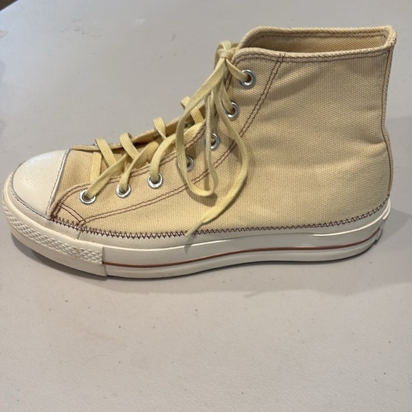 Converse Women's Chuck Taylor All Star Lift Platinum Sneakers, yellow, Size 9 - Picture 3 of 14